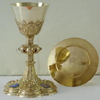French Antique Gothic Chalice